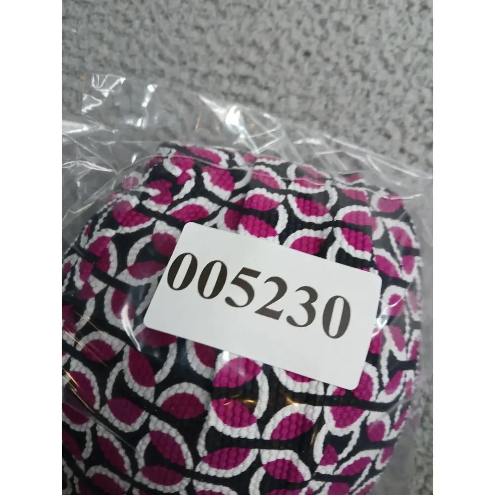 Lands End Swim Top Womens XL Size 14 Pink Floral Geometric Pattern Tankini NWT